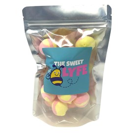 Freeze Dried Strawberry Banana Taffy Candy 2 oz - Delectable and Crunchy Banana Taffy Candy for Sweet Tooth Enthusiasts - Amazing Freeze Dried Candy - Shipped in Box
