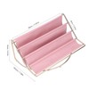 Desk Shelf Organizer Multi Layer Exquisite Premium Metal Leather Durable