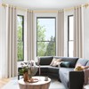 Bay Window Curtain Rods, USFOOK Gold Curtain Rods for Bay