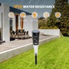 4PCS Solar Powered Operated Outdoor Lawn Lamp Hollow-out Design Sensitive