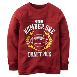 Carter's Baby Boys' Slogan Jersey Tee (Baby) - No 1 Draft Pick - 9M