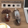 Mulli Upgrade Portable Burr Coffee Grinder,Electric Cafe bean Grind, Adjustable