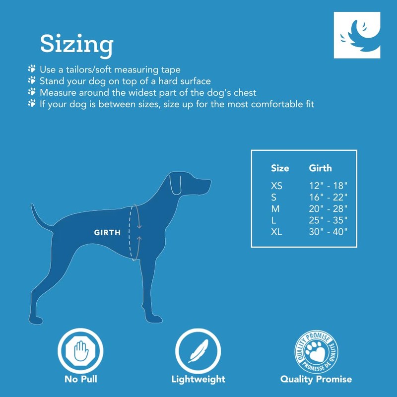 RC Pets Gentle-Fit Trail Smart Reflective Pace No Pull Harness