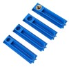 4PCS Fuel Injector Nozzle Flush Cleaner Adapter Universal Cleaning Tool