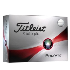 New Titleist Pro V1x Performance Alignment Golf Balls 1-Dozen White/Black