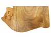 Funny Cat Shaped Wood Cutting Board for Kitchen Smiley Face,