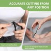 BALUCA Ergonomic Nail Clipper for Seniors - Toenail Clipper for