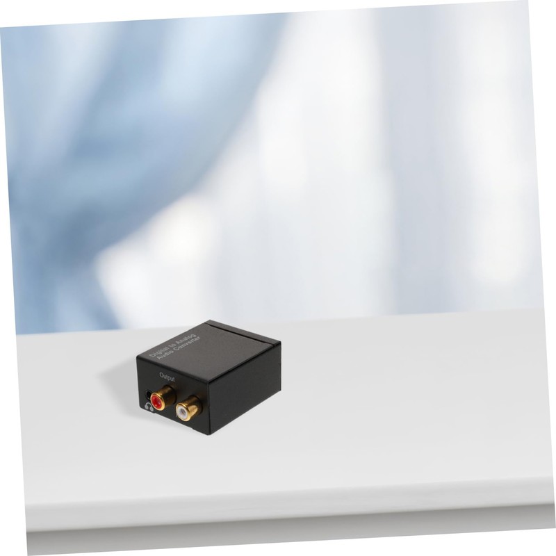 CAXUSD Digital to Analog Audio Converter Compact Adapter Jack Optical