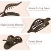 LOPHE Hair Claws, 6 Pcs Ergonomic Curved Hair Claw Clips