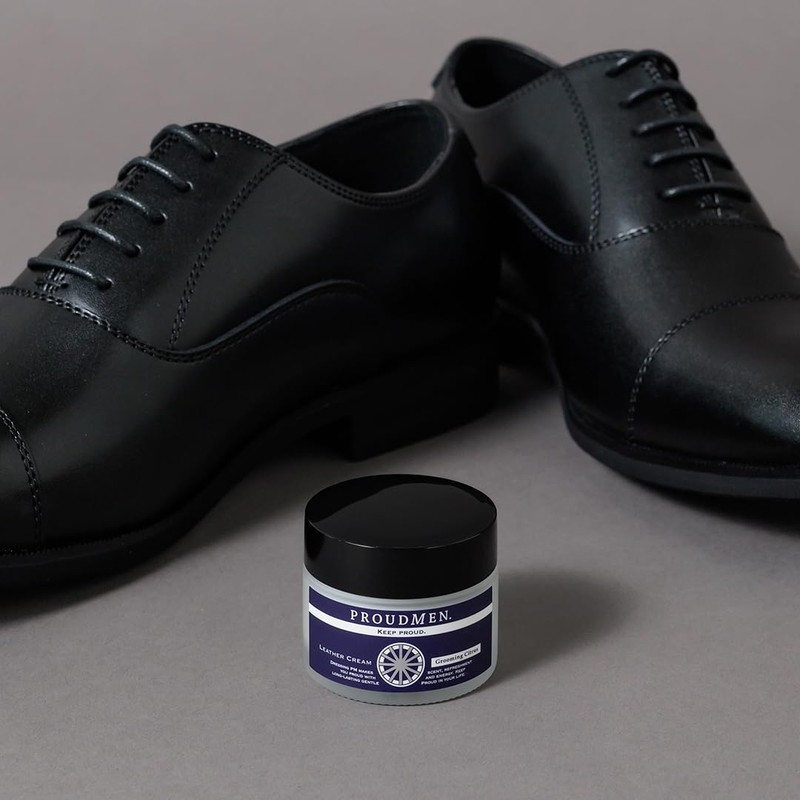 PROUDMEN. Leather Product Cream, Leather Cream, 40g for Shoes, Bags,
