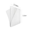 Jowxsx 10Pcs Transparent Wall Mounted Replacement Sticky Pads Shower Caddies