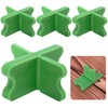 4 Pcs ABS Deck Spacer Tool,4 Thicknesses Deck Board Spacers(1/16",