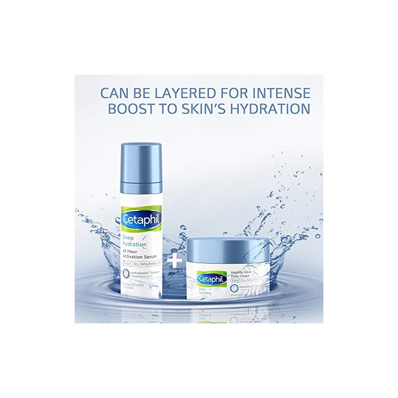 CETAPHIL Deep Hydration 48Hr Activation Serum, 1 fl oz, 48