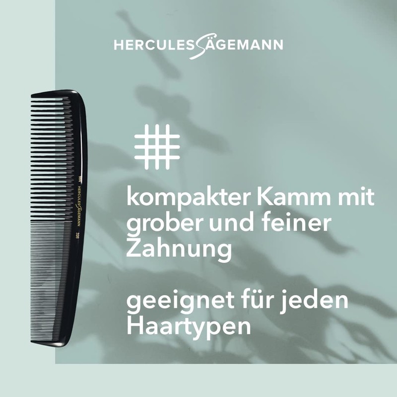 Hercules Sägemann 664/326 women's comb 8 inches, 39 g