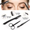 Kit de 12 piezas de afeitado para cejas, kit de