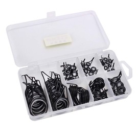 VOANZO 75pcs Fishing Rod Repair Kit,Rod Tip Repair Kit,Spinning Casting Fishing Rod Guides Replacement Kit,Steel Ceramic Ring Fishing Rod Repair Kit