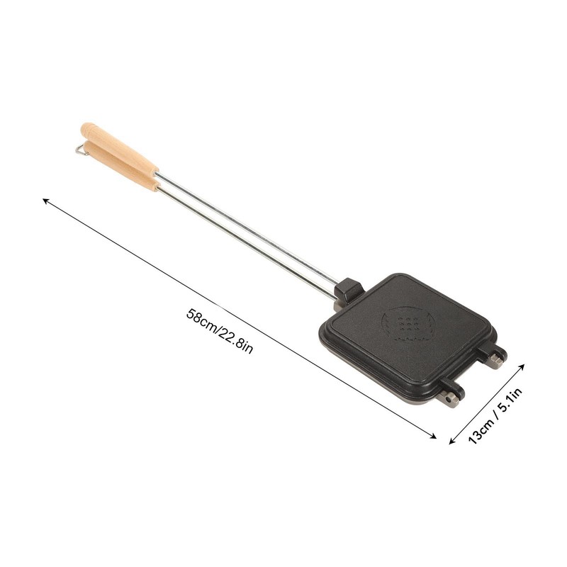Sandwich Maker Pan Square Flip Grill Pan Press Double Sided