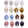 Pumpkin Parade Wig 3 Piece Set Short Wolf Full Hair