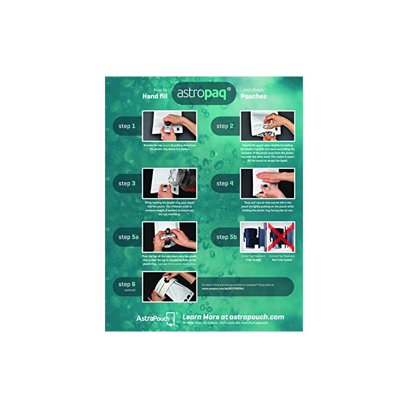 Astrapouch 750mL Black Wine Pouches (12 pack) - Eco-Friendly Wine