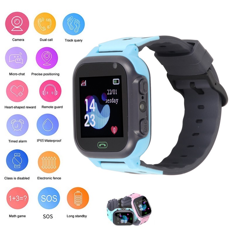 Kids Smartwatch 1.44in Color Touch Screen Children Smart Watch 2G