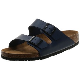 Birkenstock Arizona, Unisex Adult Buckle Shoes, Blue (Blue), 46 EU (Normal), blue, 37 EU Ancho