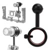Shanrya Scuba Diving Equipment, Diving Flashlight Clip, Light Weight Flashlight