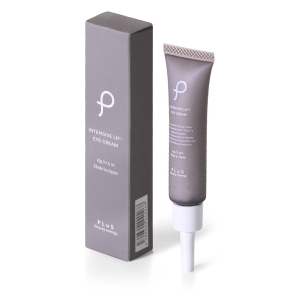 PLuS Intensive Lift Eye Cream (0.5 oz (15 g) / Eye Cream Eye Sheet Set) Fiflow BTX Iris Lipidure Hiroligo (Made in Japan) (Eye Cream)