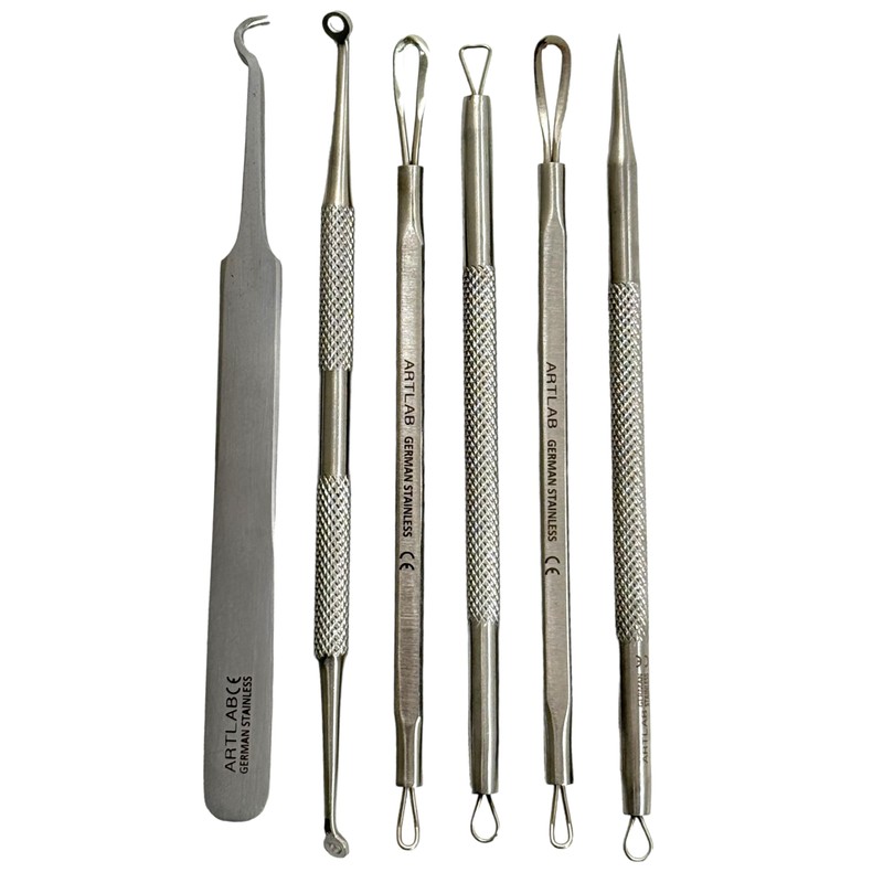 6 Piece Blackhead Remover Tool Kit - Pimple Popper Comedone