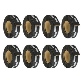 PATIKIL 18" Table Tennis Side Tape, Set of 8, Table Tennis Racket Rubber and Edge Tape to Protect Blade Grid Black