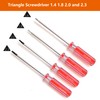 Triangle Screwdrivers Set 7 Sizes 1.4mm 1.8mm 2.0mm 2.3mm 2.7mm