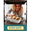 NEEBAKE 25 Pack 6x3.5x2 Disposable Aluminum Loaf Pans with Lids