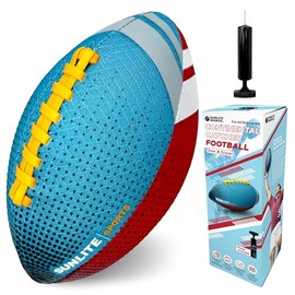 Sunlite Sports Waterproof Football for Lawn Backyard Pool Beach Lake Park Water Toy, Outdoor Play, for Kids Children Teens Adults, Family Fun