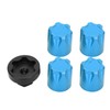 4pcs RC Car Wheel Rim Center Cap M4 Nut Fit