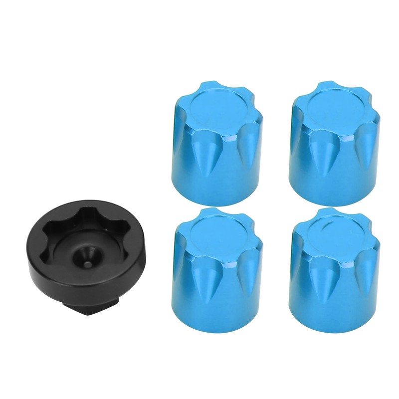 4pcs RC Car Wheel Rim Center Cap M4 Nut Fit
