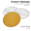 Ceramic 8" Trivets - Marble Style Heat Resistant Hot Pads,