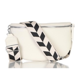 Bum Bag Women's Stylish Shoulder Bag Waist Bag Body Bag Belt Crossbody Bag Shoulder Bag with Adjustable Strap 25, beige, Belt bag