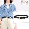 JASGOOD Women Leather Belt for Jeans Pants Fashion Ladies Faux