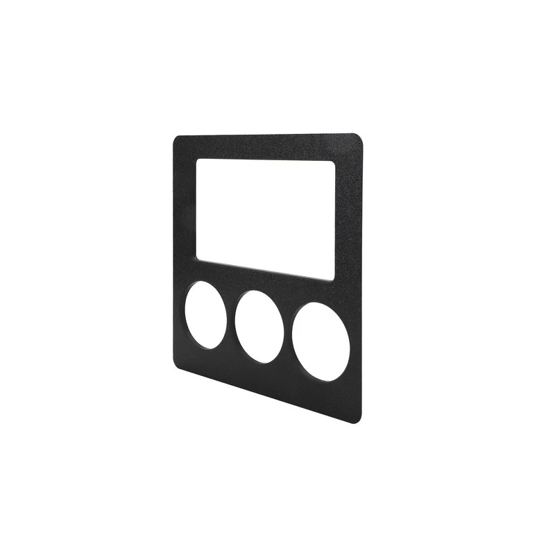 Junomabix 87-89 Black Radio Relocation Double Din Trim Bezel Panel