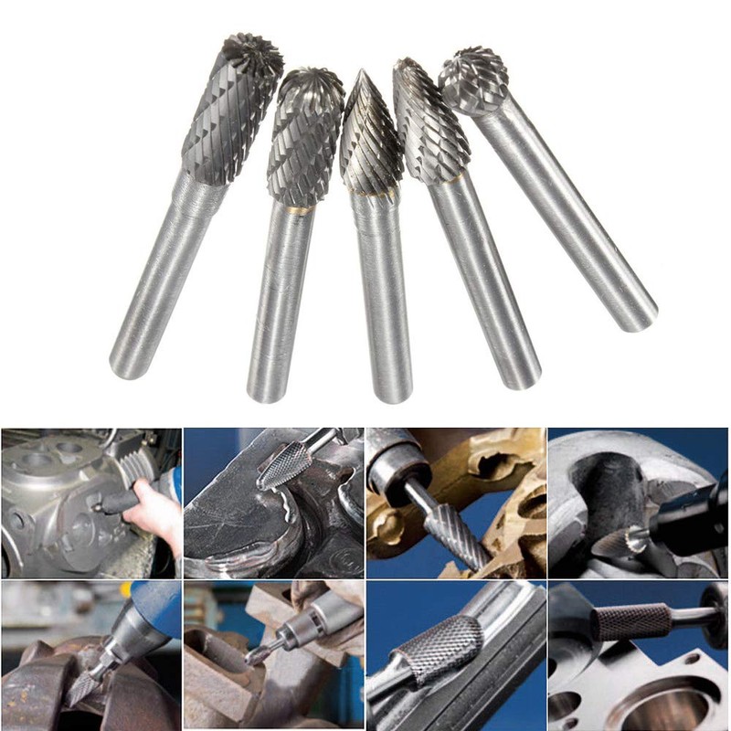 Bestgle Carbide Bars, Set of 5, Tungsten Bars, 0.2 inch