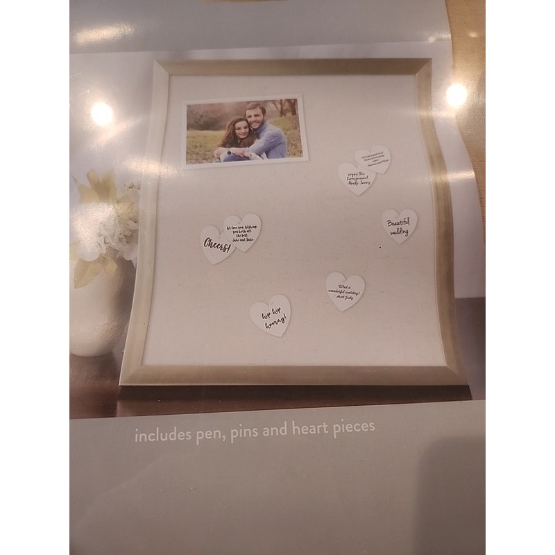 pearhead Kate & Milo Wedding Guestbook Frame