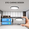 WKONCLDY 4700lm LED Flush Mount Ceiling Light, Super Slim 16