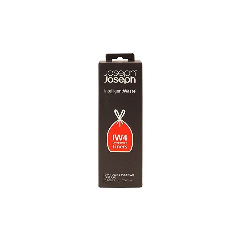 Joseph Joseph IW4 Bin Liners with Tie Tape Drawstring Handles-