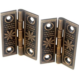 Generic Antique Style Interior Cabinet Hinges, Brass, NDC-406-V008