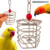 Bonka Bird Toys 00196 Small Stainless Steel Baffle Cage Treat