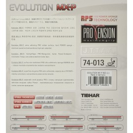TIBHAR Evolution MX-P Table Tennis Rubber (Red, 1.8mm)