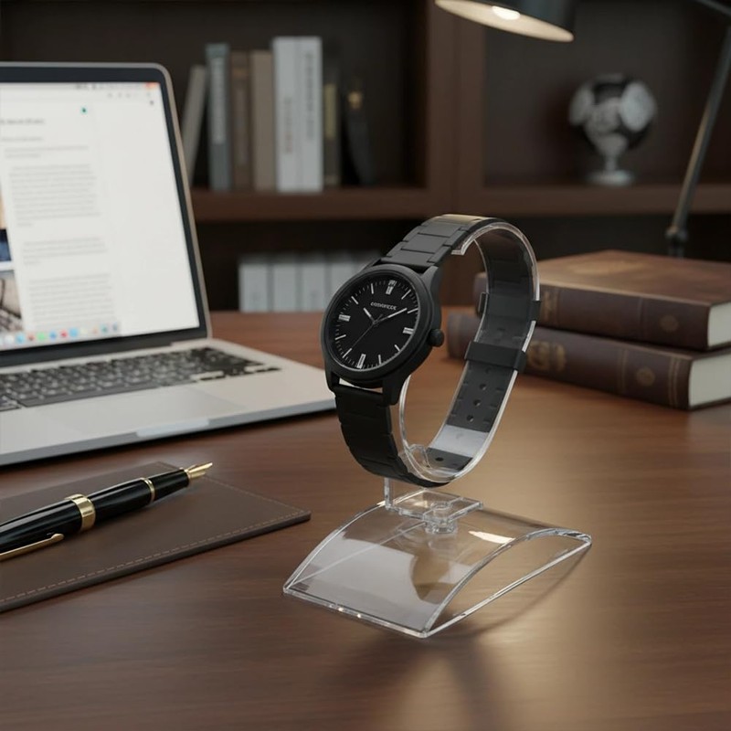 Capiant 3 Pack Clear Watch Display Stand for Watches &