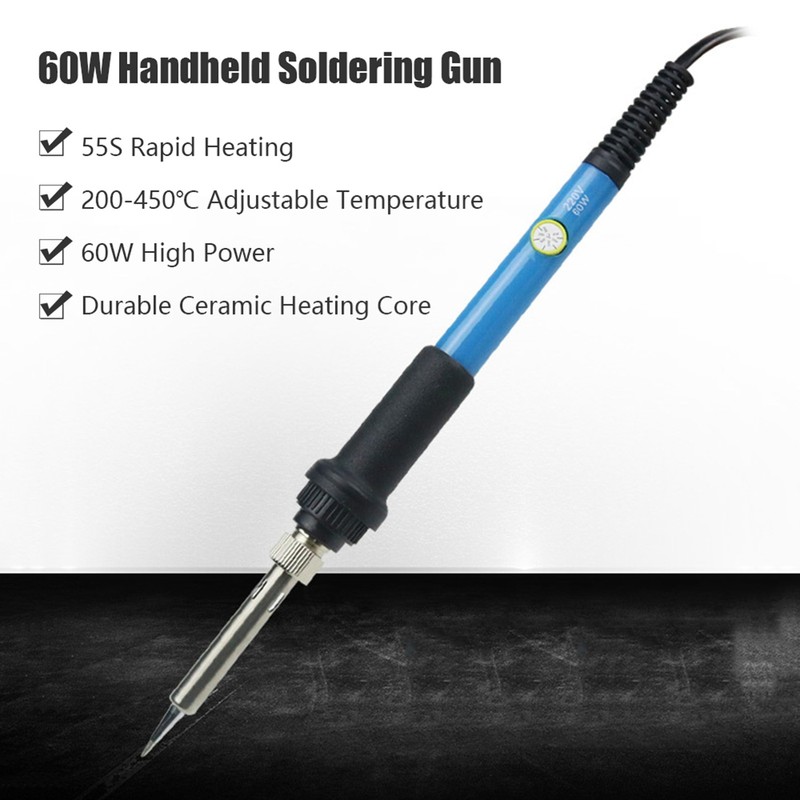 15 PCS Soldering Gun Kit with Storage Bag 60W Handheld
