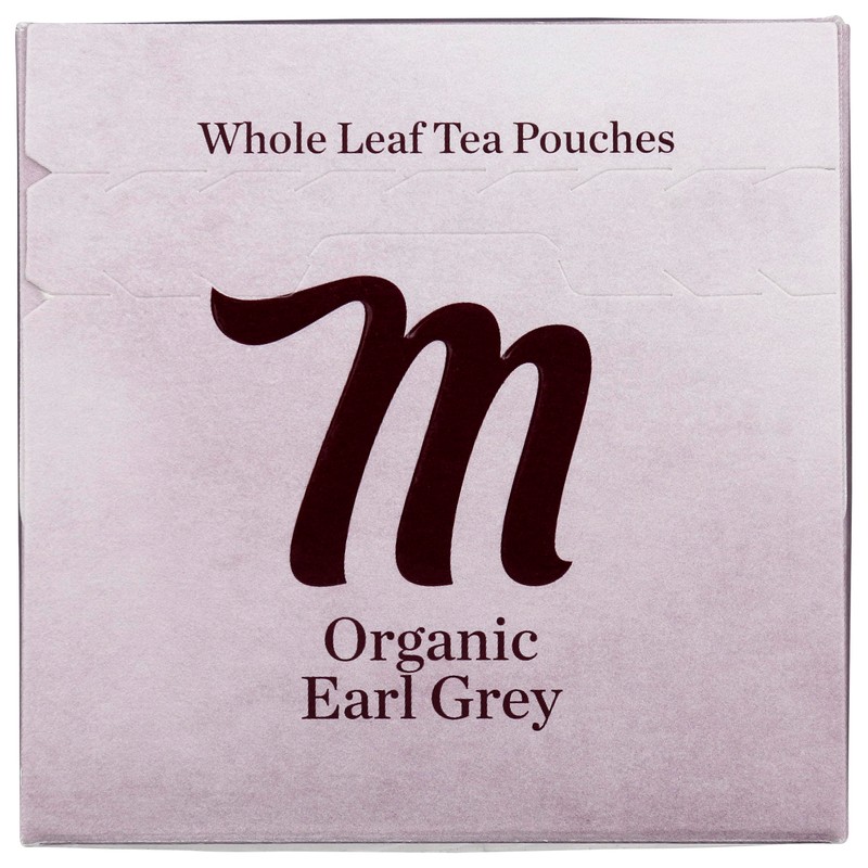 Mighty Leaf Tea Organic Earl Grey Hand-Stitched Tea Bags, 15