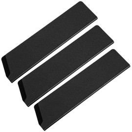 3 Stück Messerschutzhülle 22 × 5.5 Cm Klingenschutz Universal Messerschut Schwarz Stulpe Hüllen Schutzhülle für Messer Kochmesserscheiden Messeraufbewahrung