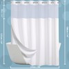 Conbo Mio Hotel Style Fabric Shower Curtain Set with Snap